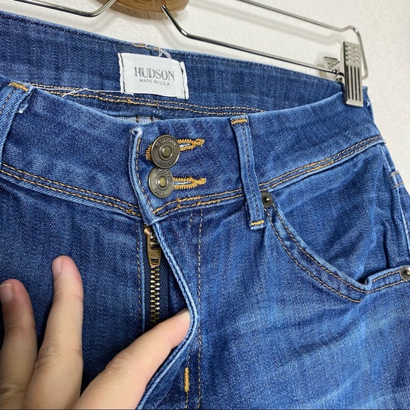 Hudson Straight Leg Pocket Flap Jeans - Picture 4 of 7